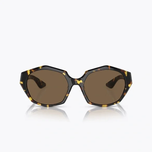 Oliver Peoples Brown and Black Oval Sunglasses - Picture 3 of 4